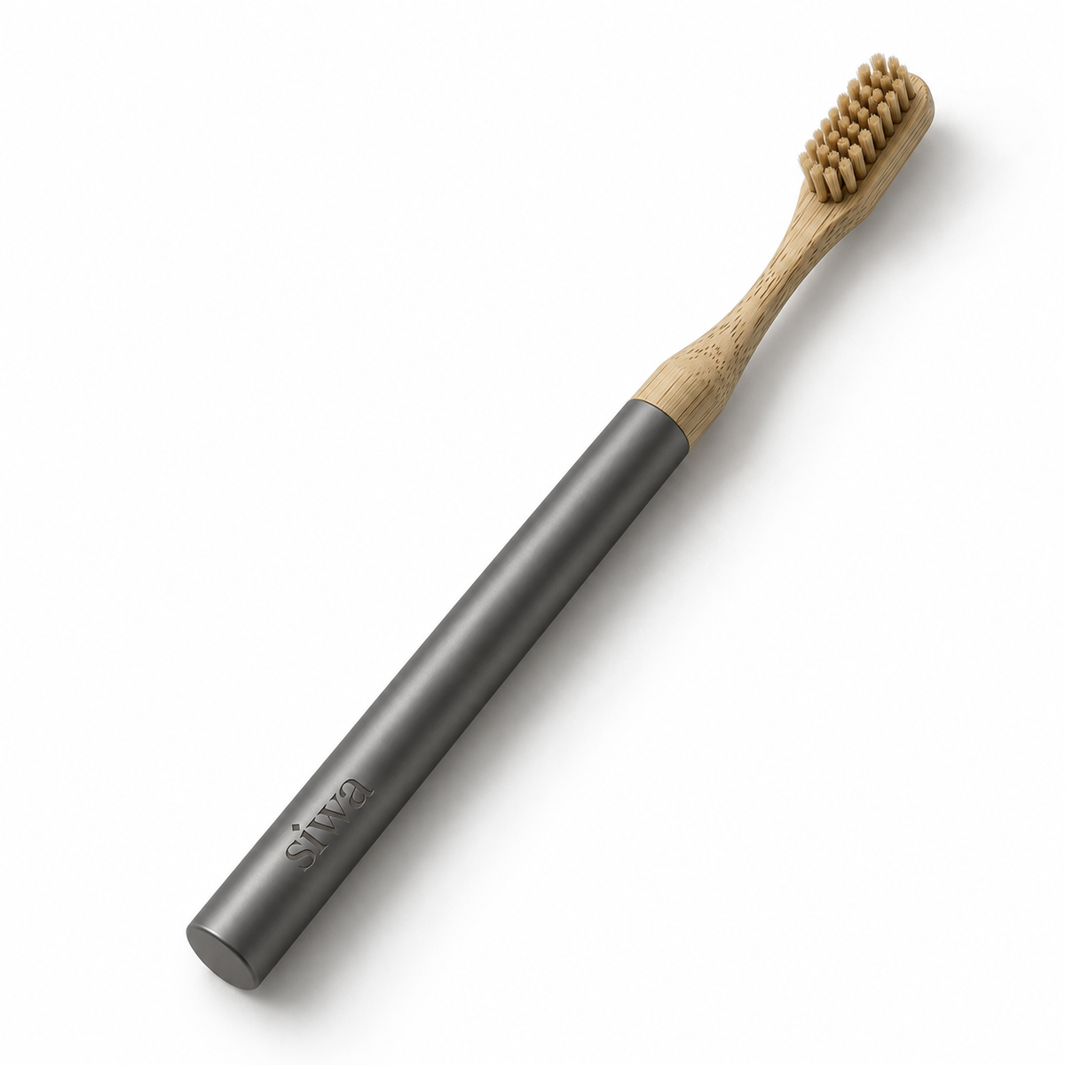 Treated Aluminum Bamboo Toothbrush